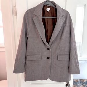 Target A New Day plaid oversized blazer